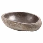 Moderne bordplade lavet af håndlavet flodsten, Buriasco Viadurini