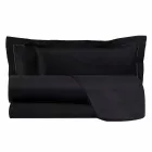 Satinplader i bomuld til ensfarvet dobbeltseng - Freesia Viadurini