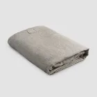 Dobbelt pasformslagner i sort linned, smør eller gammelt kridt - Fiumano Viadurini