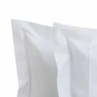 Ensfarvet ark komplet i bomuldssatin til dobbeltseng - Hibiscus Viadurini