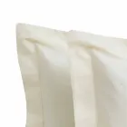 Ensfarvet ark komplet i bomuldssatin til dobbeltseng - Hibiscus Viadurini