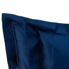 Ensfarvet ark komplet i bomuldssatin til dobbeltseng - Hibiscus Viadurini