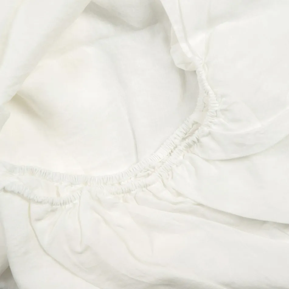 Dobbelt sengetøj, luksusfarvet linned lavet i Italien - Fiumano Viadurini