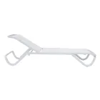 Solaya 194x65 cm udendørs liggestol i aluminium og textilene Viadurini