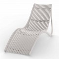 Udendørs chaiselong i hvid eller Ecru-design, 4 stykker - Ibiza fra Vondom