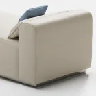 Udendørs solseng med polstring i drænende gummi Fremstillet i Italien - Bahias Viadurini