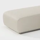 Udendørs solseng med polstring i drænende gummi Fremstillet i Italien - Bahias Viadurini