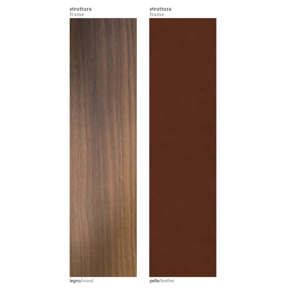 Udendørs liggestol med stel af teaktræ lavet i Italien - Briga Viadurini