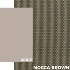 Udendørs solbad i aluminium med hjul og armlæn Moderne Design - Karmine Viadurini