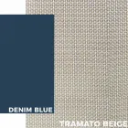 Udendørs solbad i aluminium med hjul og armlæn Moderne Design - Karmine Viadurini