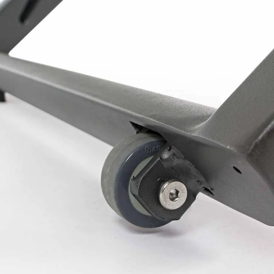 Liggende udendørs lounger med aluminium og tekstilene hjul - juvel Viadurini