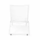 Liggende udendørs lounger med aluminium og tekstilene hjul - juvel Viadurini