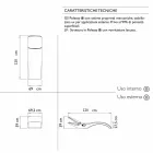 Design Chaise Longue Havestol i hvid plastik - Zoe af Mayyour Viadurini