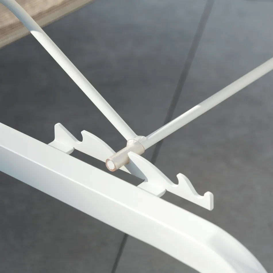 Lavet i Italien Stabelbar haveseng 2 stk - Aberdeen Viadurini