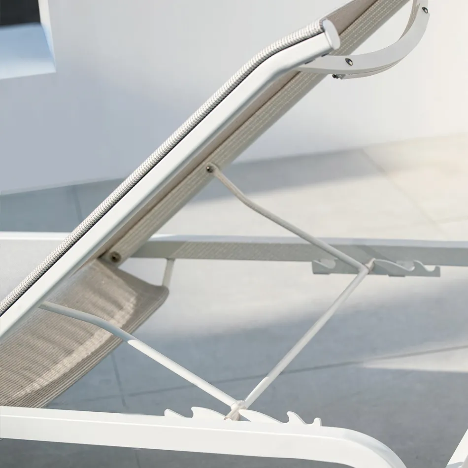 Lavet i Italien Stabelbar haveseng 2 stk - Aberdeen Viadurini