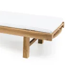 Havesolseng i naturligt teaktræ - Yggdrasil Viadurini