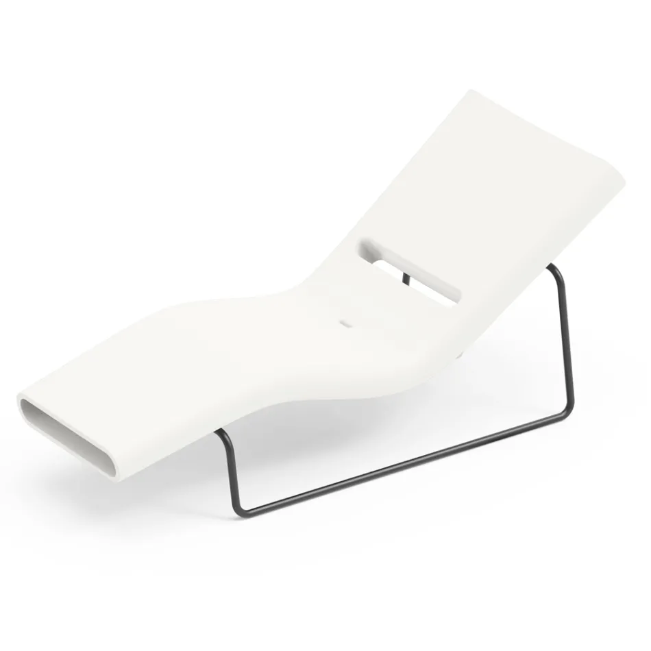 Haveseng i polyethylen i forskellige farver med metalstøtte - Bollo Viadurini