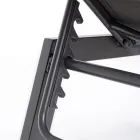 Moderne havesolseng i aluminium med hjul til udendørsbrug - Franz Viadurini