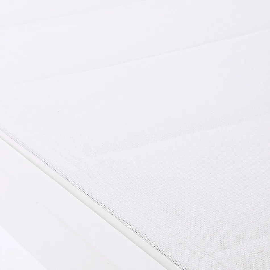 Moderne havesolseng i aluminium med hjul til udendørsbrug - Franz Viadurini