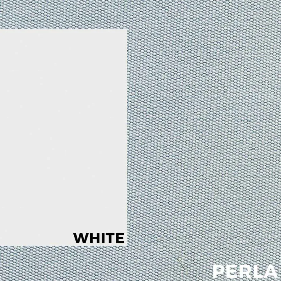 Udendørs dobbelt solseng i aluminium og lærred - Gioacchino Viadurini