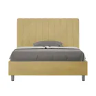 120x200 cm mikrofiberseng med symmetriske lodrette linjer fremstillet i Italien - Glove Viadurini