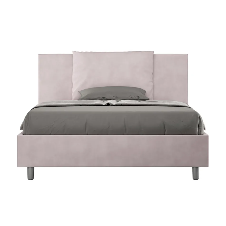 140x200 cm sengegavl med mikrofiberhynder, fremstillet i Italien - Olympics Viadurini