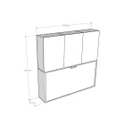 Enkelt Murphy-seng i forskellige kompositioner - Collaborative Viadurini