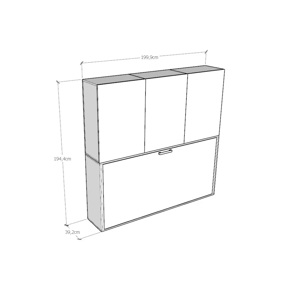 Enkelt Murphy-seng i forskellige kompositioner - Collaborative Viadurini