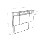 Enkelt Murphy-seng i forskellige kompositioner - Collaborative Viadurini