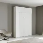 Queensize-seng med lodret foldbar seng og vægskab - Magicompare Viadurini