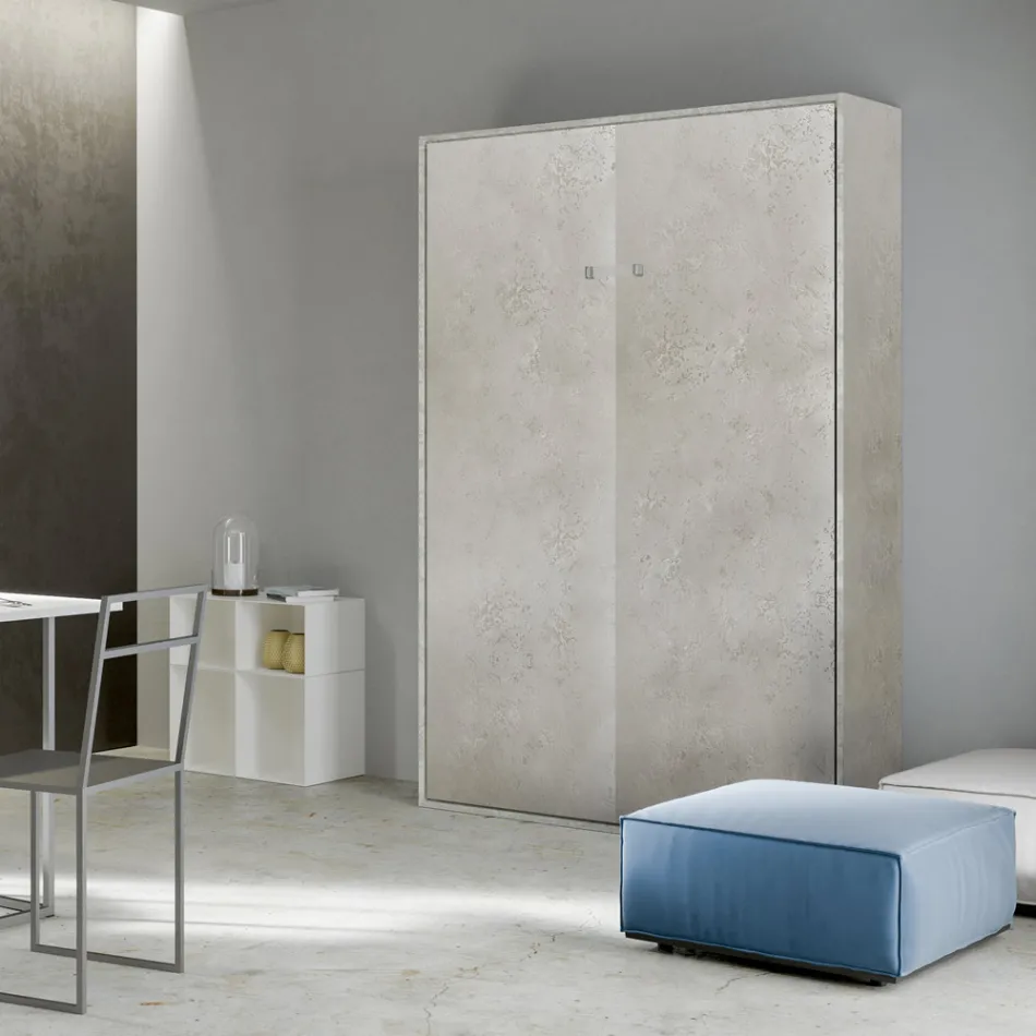 Vertikal, sammenklappelig fransk seng i forskellige finish - Magicompare Viadurini