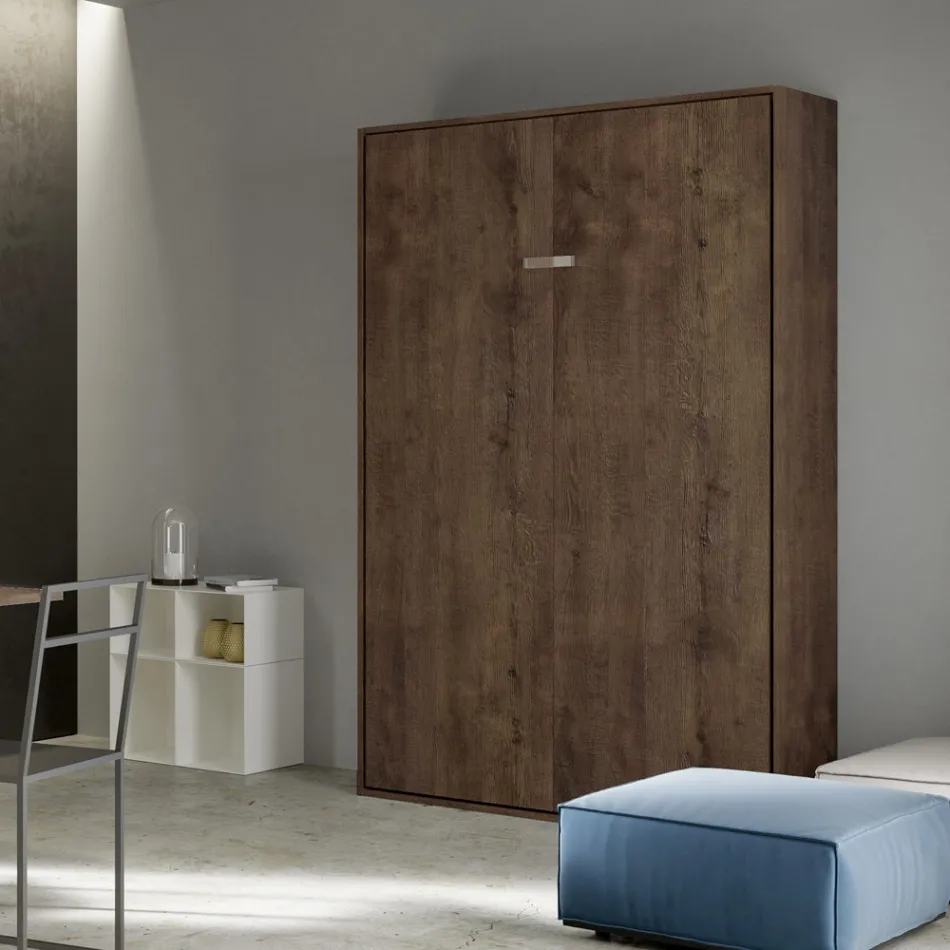 Vertikal, sammenklappelig fransk seng i forskellige finish - Magicompare Viadurini