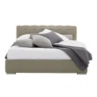 Seng med dobbelt opbevaringsenhed i øko-læder eller stof lavet i Italien – dukke Viadurini