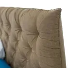 Polstret dobbelt opbevaringsseng i stof eller øko-læder fremstillet i Italien – Euro Viadurini