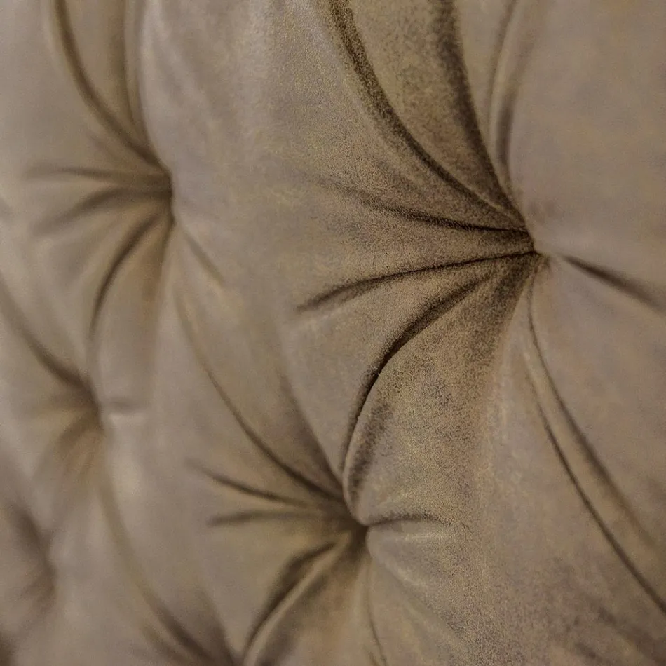 Polstret dobbelt opbevaringsseng i stof eller øko-læder fremstillet i Italien – Euro Viadurini