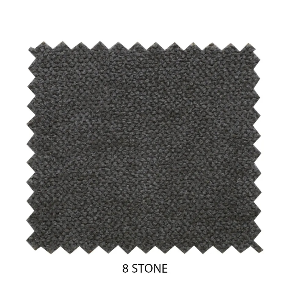 Seng i fuld størrelse med polstret sengegavl og fødder Made in Italy - Aaron Viadurini