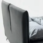 Dobbeltseng 160x190 med pudeformet polstring - Brezze Viadurini