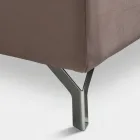 Dobbeltseng 160x190 med geometrisk quiltning - Ciottolino Viadurini