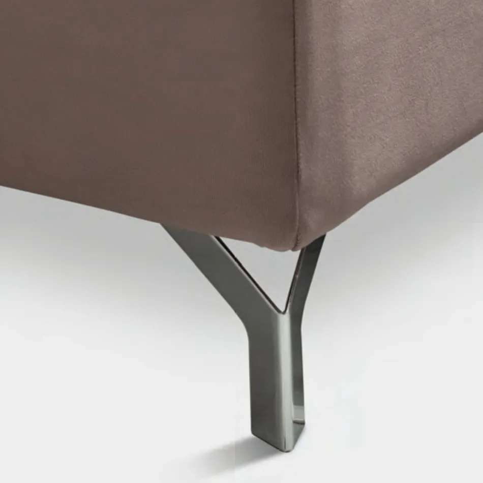 Dobbeltseng 160x190 med geometrisk quiltning - Ciottolino Viadurini