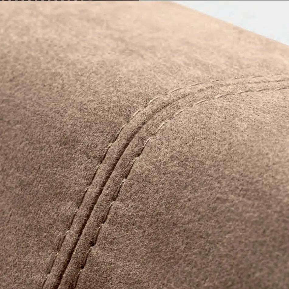 Dobbeltseng 160x190 med buet sengegavl og vigtig tykkelse - Magie Viadurini