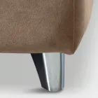 Dobbeltseng 160x190 med buet sengegavl og vigtig tykkelse - Magie Viadurini