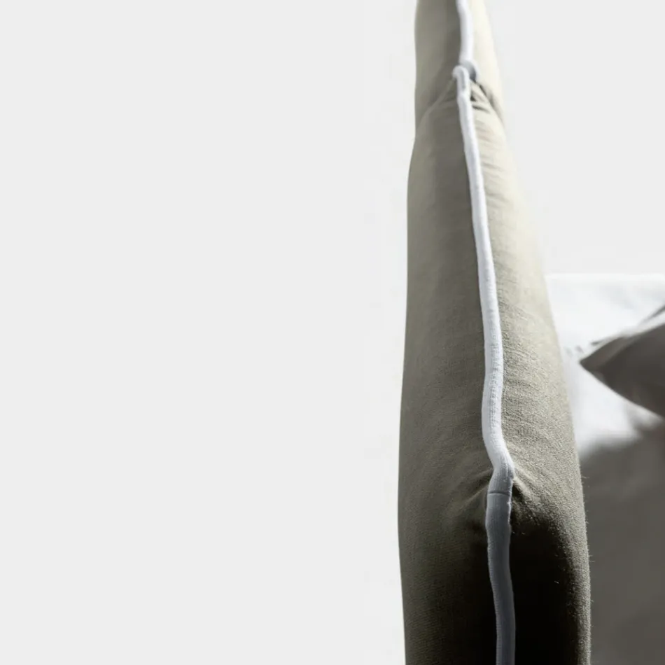 Dobbeltseng 160x190 med centralt opdelt sengegavl Made in Italy - Celesti Viadurini