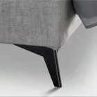 Dobbeltseng 160x190 med Quiltning af krydskurver - Solsikke Viadurini