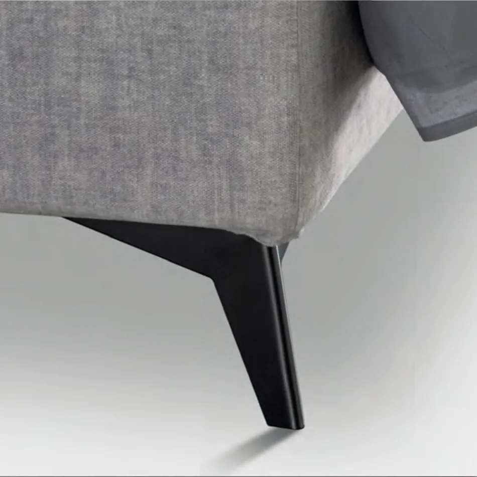 Dobbeltseng 160x190 med Quiltning af krydskurver - Solsikke Viadurini