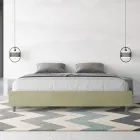 Dobbeltseng 200x200 cm betrukket med mikrofiber fremstillet i Italien - Athlete Viadurini