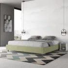 Dobbeltseng 200x200 cm betrukket med mikrofiber fremstillet i Italien - Athlete Viadurini