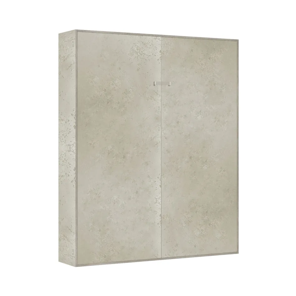 Vertikal sammenklappelig dobbeltseng i forskellige finish - Magicompare Viadurini