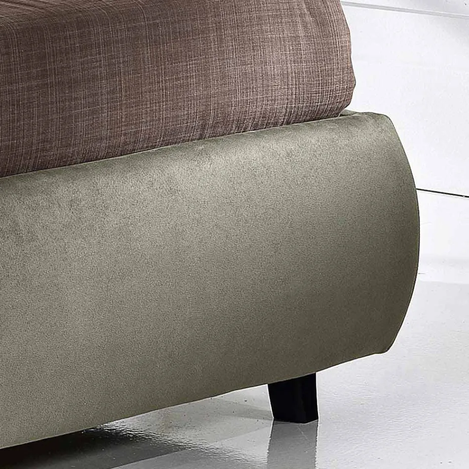 Dobbeltseng med opbevaringsboks toppede 160x190 / 200 cm Nina Viadurini