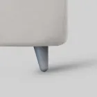 Dobbeltseng med valgfri opbevaring, 2 sengeborde og madras - Fiuto Viadurini