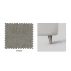 Dobbeltseng med valgfri opbevaring og fødder Made in Italy - Birba Viadurini